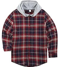 christmas red plaid hoodie shirt