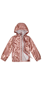 girls waterproof rain jacket light coat sppring fall windbreaker outerwear lightweight