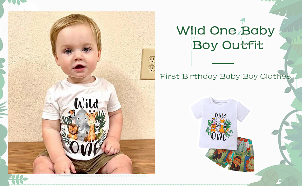 wild one birthday boy outfit