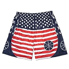 patriotic basketball shorts