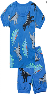 boys short sleeve pajamas