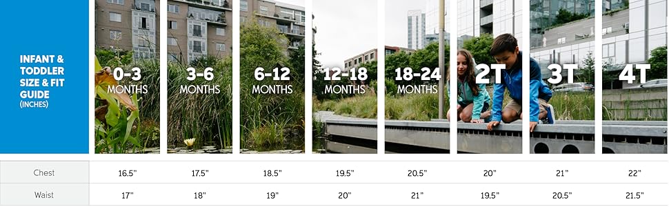 Kids vest sizing