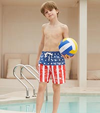 4 of july swim trunks