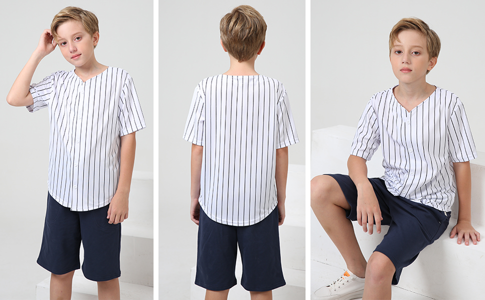 Striped Baseball Jersey