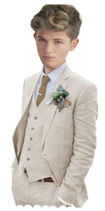 Linen Boys Suit