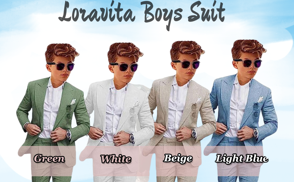 Boys Linen Suit