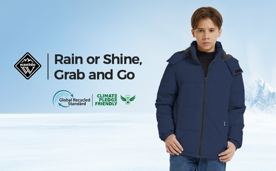 boy puffer jacket