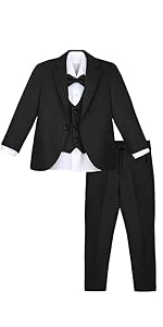 Lilax Boys Formal Suit 5 Piece Suit Set