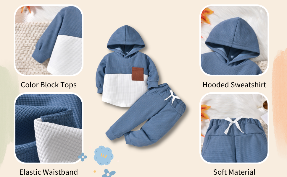 toddler boy hoodie sweatshirt pant set