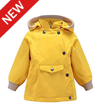 Boys Girls Waterproof Rain Jacket