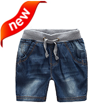 Boys Pull-On Denim Shorts