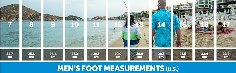 Men''s sandal sizing