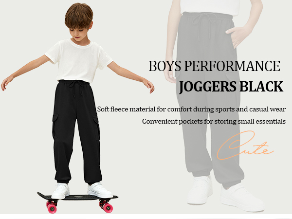 boys khaki joggers