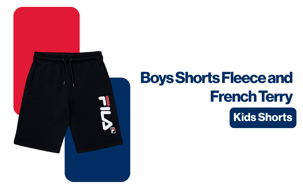 Boys Shorts Fleece and French Terry Active Shorts Kids Clothes 