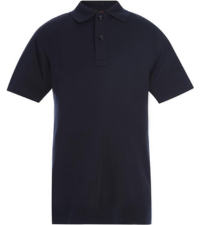 navy polo on white background