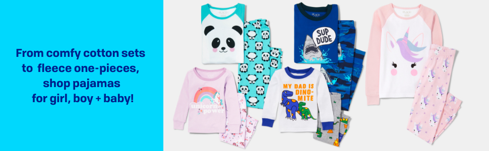 The Children''s Place, kids sleepwear, children''s pajamas, boys sleepwear, girls sleepwear