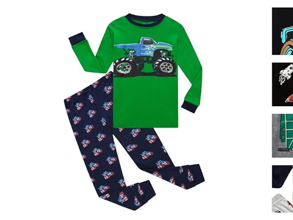 Boys&#39; long sleeved pajamas