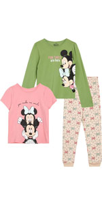 Girls T-Shirt and Fleece Jogger 3 Piece Set