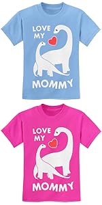 love my mommy dinosaur shirt for kids