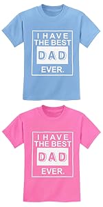 best dad ever shirt for kids