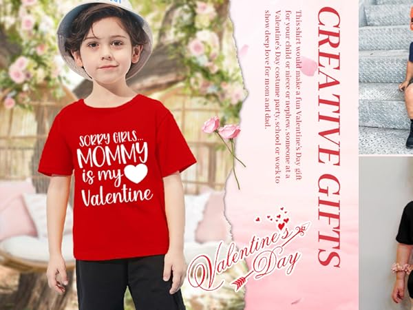 valentine shirt kid