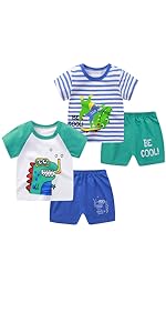 Toddler Boys T-shirts and Shorts Set