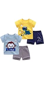 Toddler boys t-shirts and shorts set