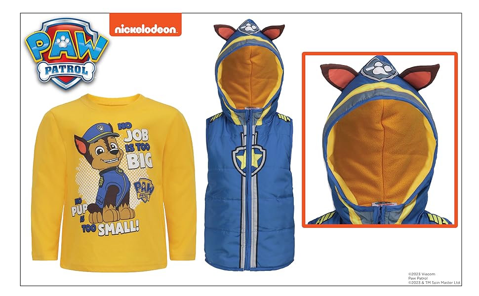 PAW PATROL CHASE VEST SET