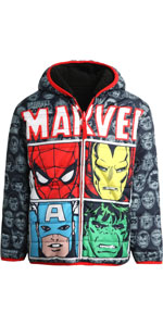 Marvel Boys’ Avengers Spider-Man Reversible Jacket