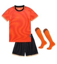 hiheart boys girls soccer jersey and shorts set footabll uniform suits