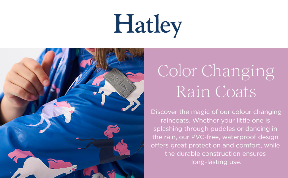 Hatley Colour Changing Rain coats Banner 1