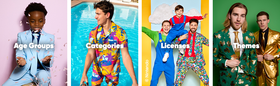 OppoSuits products for everyone and every occasion!