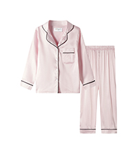 Girls Satin Pajamas Set