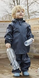 sustainable ultra waterproof rain suit