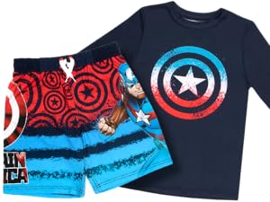 CAPTAIN AMERICA BUNDLE TSHIRT SHORTS