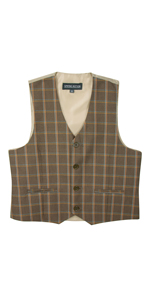 Brown Gold Formal Vest