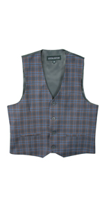 Grey Blue Vest