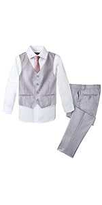 Grey Vest Set