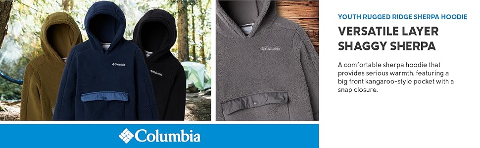 Columbia Boys Rugged Ridge Sherpa Hoodie