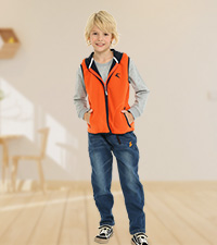 kids hooded vest