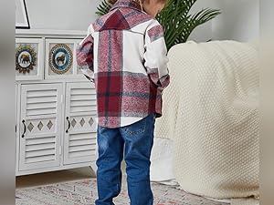 Boys Flannel Shirts Toddler Plaid Shirt Baby Red Flannel Shirt