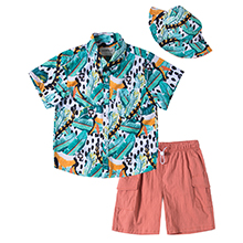 Tropical Leopard Outfits Set