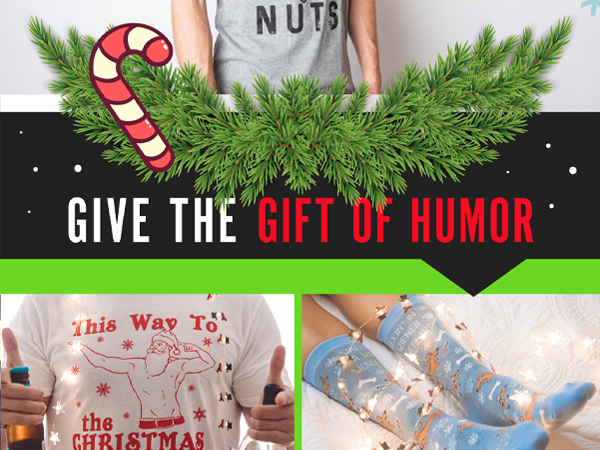 Ugly Sweater Holiday Office Christmas Party Pun Joke Tees Offensive Humor Shirts Unique Hilarious 