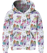 3D Graphic Sweatshirt for Girls