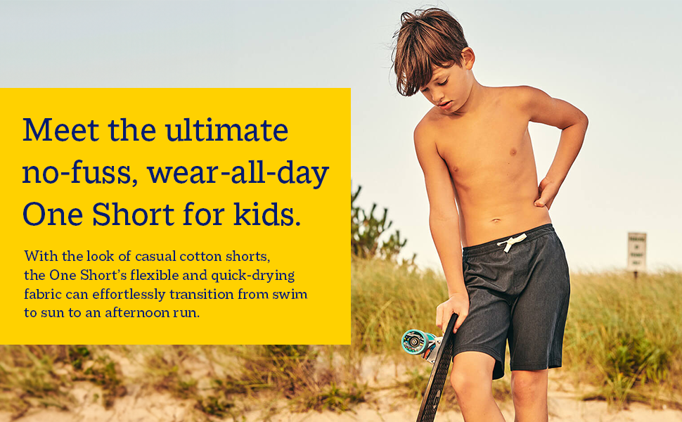 kids one short - the ultimate no-fuss, wear-all-day short