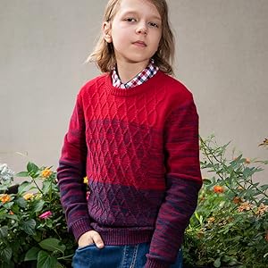 boys red sweater