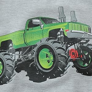 monster truck pajamas