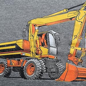 excavator pajamas kids