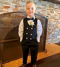 boys suit with vest