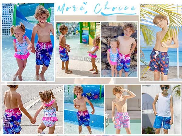 Casual Quick-Drying Beach Pant Sports Running Swim Surf Board Shorts 3-12 Years 